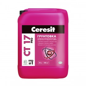 Ceresit СТ 17 PRO Грунтовка универсальная глубокопроникающая водно-дисперсионная, 5 л